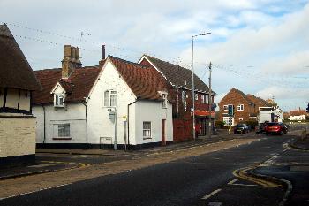 The west side of the High Street in January 2010